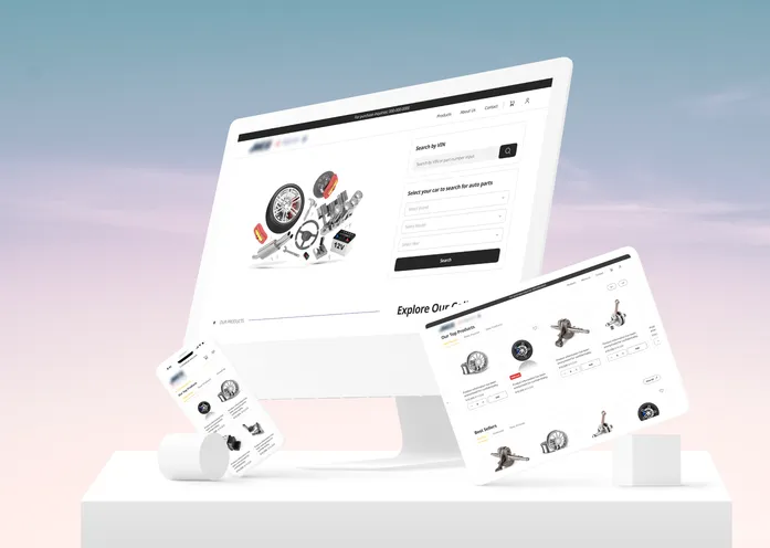 Design workspace showcasing UI/UX projects and tools