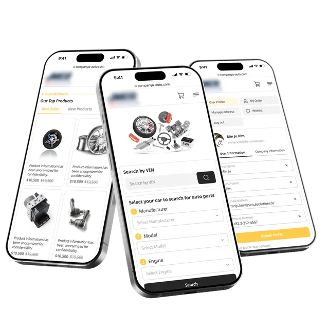 High-fidelity mobile screens responsive preview