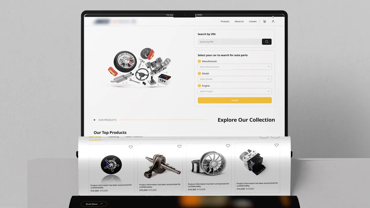 Responsive preview of catalog on mobile devices