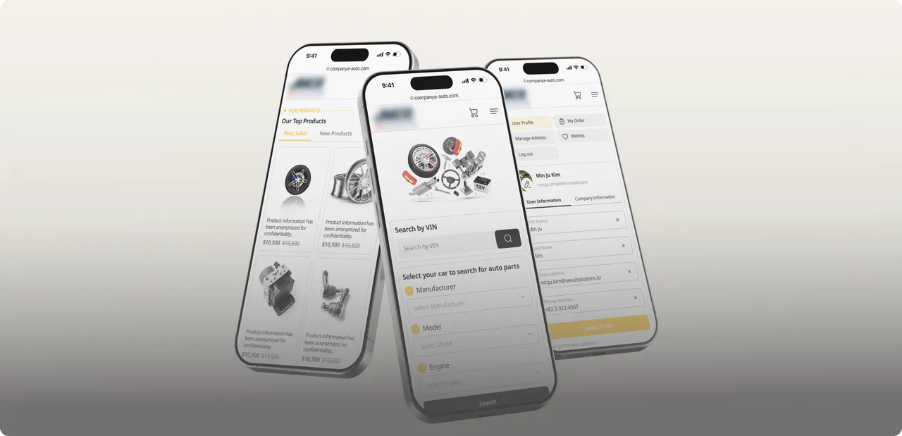 Auto Parts Shopping Platform