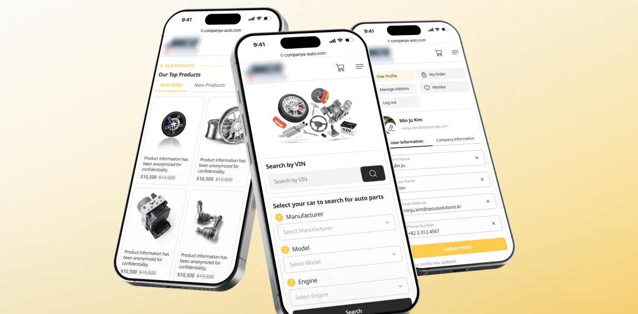Automotive Parts E-commerce Website